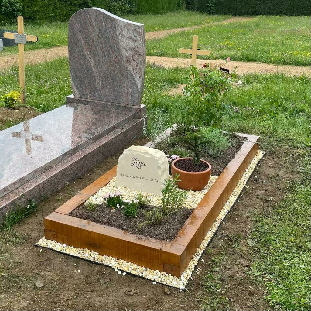 alternative à la tombe en granit